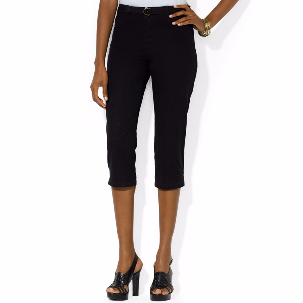 Ralph Lauren Work Pants Black Capris